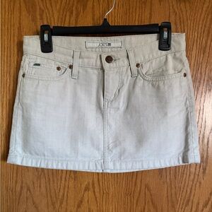 Joe's Gray Denim Jean Skirt Jrs Size 25 Mini Skirt